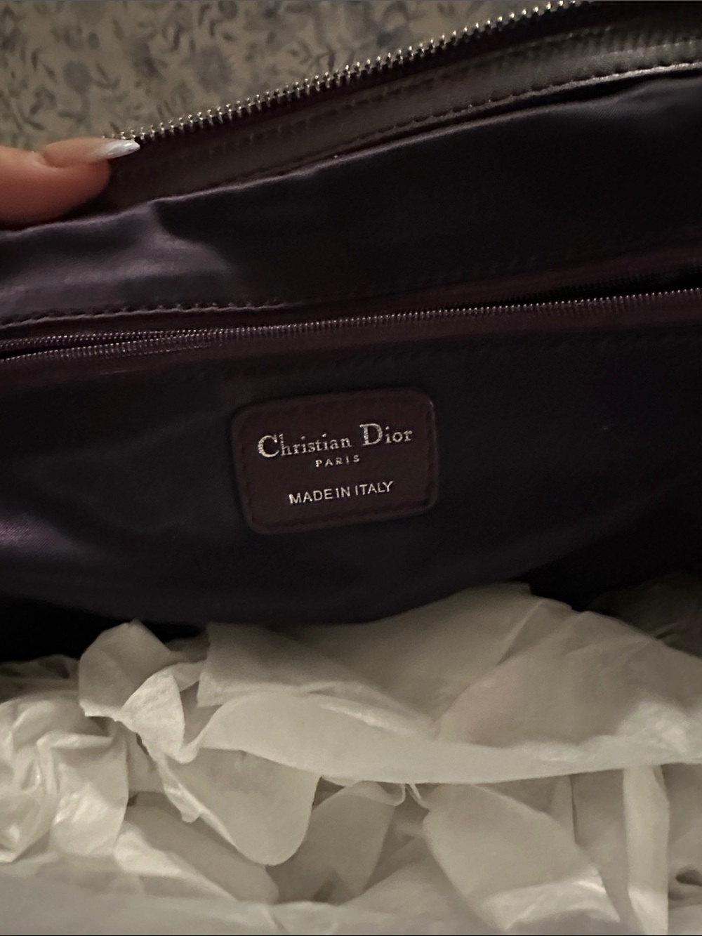 Christian Dior Cannage Quilted Satin "Charming" Tote / Frame Bag - Picture 2 of 9